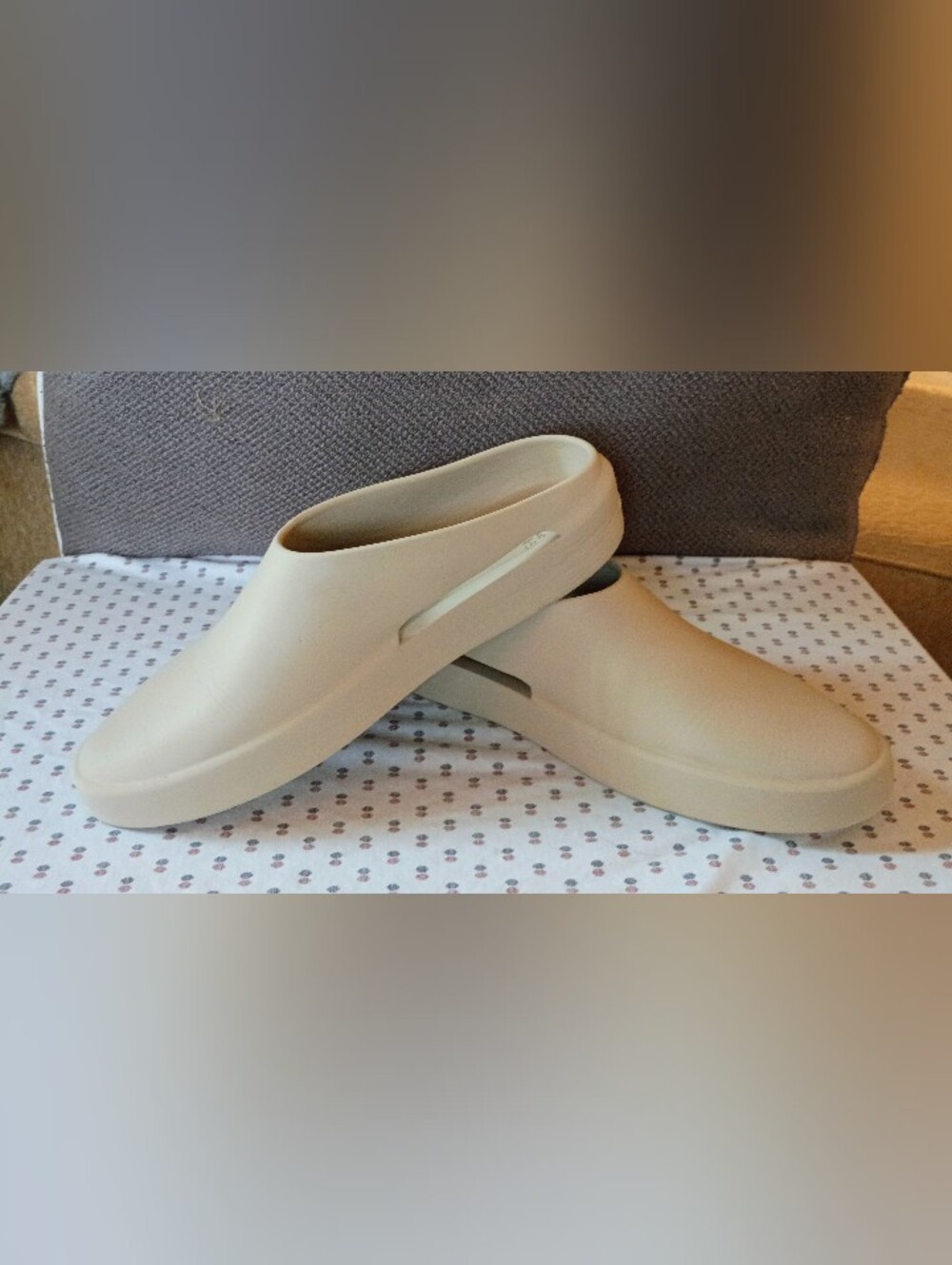 FEAR OF GOD Designer Slides Mule Clog Foam Shoes Beige/Cream California Slip On